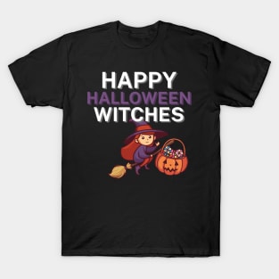 Happy halloween witches T-Shirt